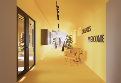 LBS lokaler på Malmö Kreativa Campus.