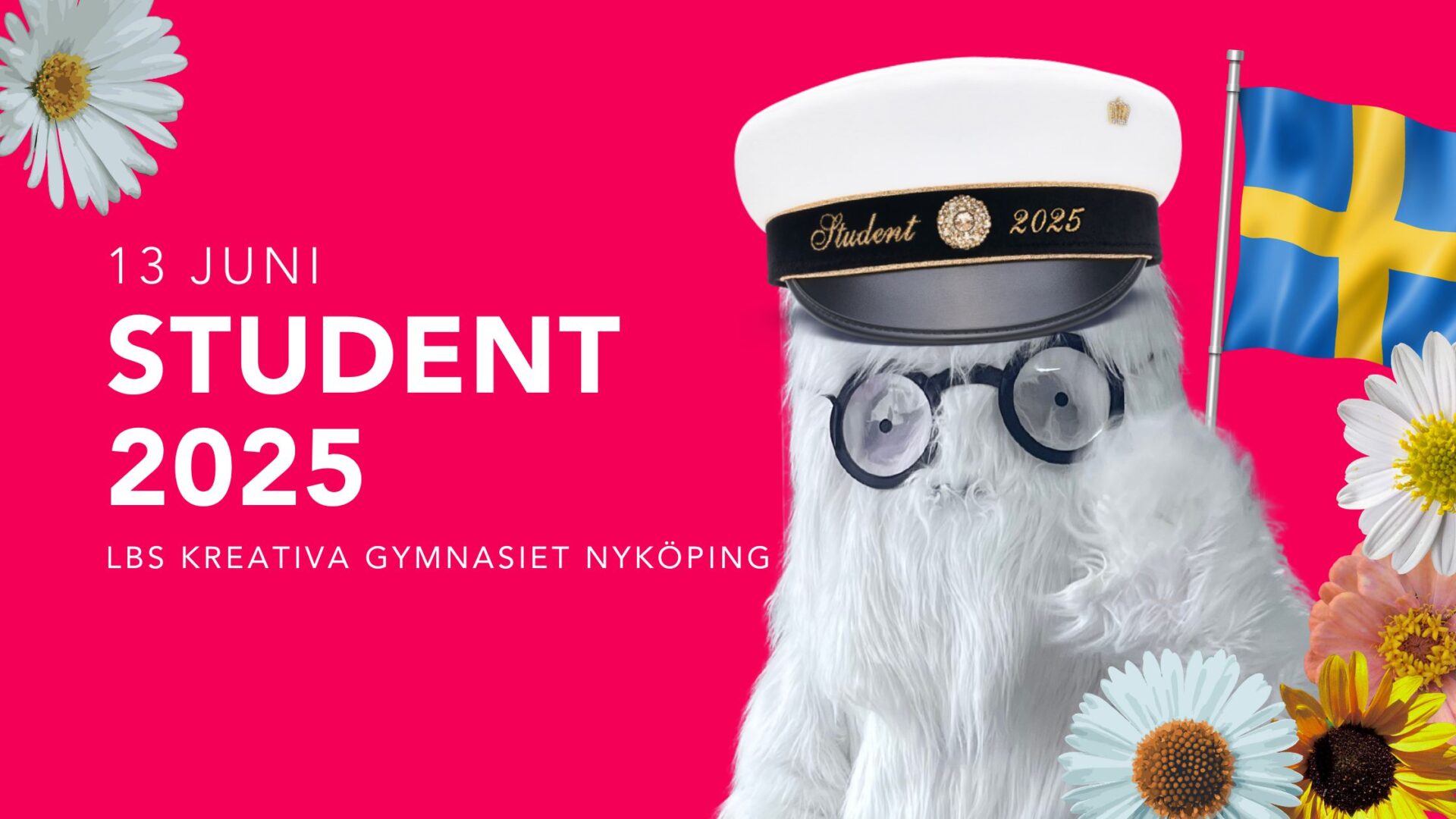 Bertil i studentmössa