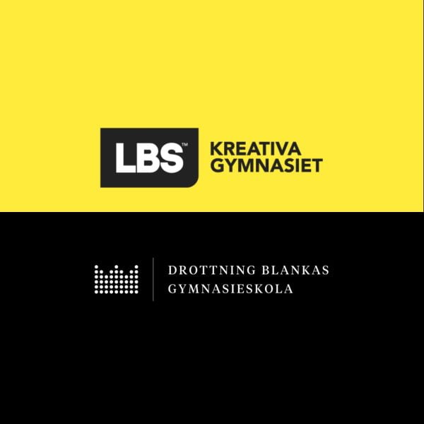 LBS och Drottning blankas logotyper.